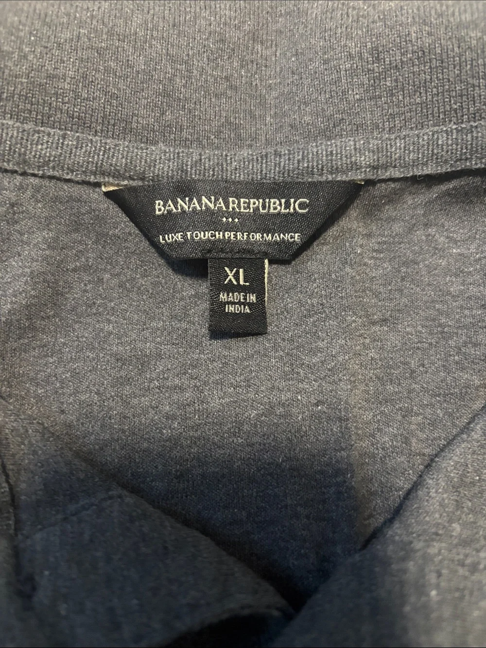 Banana Republic Men's Dark Charcoal Polo